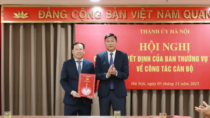 Thành ủy Hà Nội công bố quyết định về nhân sự